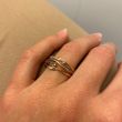 Yeva | Ring Pink Gold | Diamond Twist
