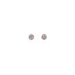 Sundrops | Earstuds Pink Gold | Tanzanite Ø3mm