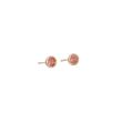 Sundrops | Earstuds Pink Gold | Tourmaline Ø4mm