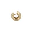 Be | Earrings 14 Carat Yellow gold | Ø17 mm