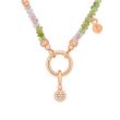 BRON | Tourmaline - Diamonds Necklace | 45cm