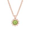 BRON Sprite Pendant Pinkgold | Peridot 8HR3352PE