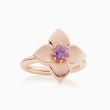 BRON | Poppy Ring Pink Gold | Amethyst 5mm 8RR4918MAM