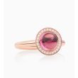 BRON | Sushi Ring | Diamonds - Pink Tourmaline