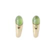 Sundrops | Earrings 14 Carat Yellow Gold | Jade & Prasiolite Doublets