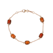 Sundrops | Bracelet 14 Carat Pink Gold | Hessonite