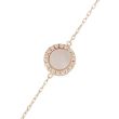 Sundrops | Bracelet 14 Carat Pink Gold | Diamond Pink Mother Of Pearl