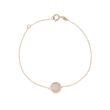 Sundrops | Bracelet 14 Carat Pink Gold | Diamond Pink Mother Of Pearl
