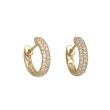 Be | Hoops Yellow gold Diamonds | Pave
