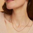 BRON | Stardust Pink Gold Necklace | Diamonds