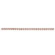 Lux | Tennis Bracelet Pink gold | 69 Diamonds