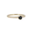 Yeva | Ring Yellow Gold | Sapphire - Diamonds
