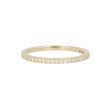 Yeva | Alliance Ring Yellow Gold | 25 Diamonds