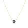 Yeva | Necklace 14 Carat Yellow Gold | Sapphire Pavé 