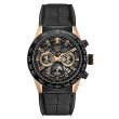 TAG Heuer Carrera Calibre Heuer 02 Black Rose Gold | 45mm CBG2A50.FC6450
