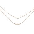 Lux | Necklace Pink Gold | Diamond 0,14ct