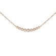 Lux | Necklace Pink Gold | Diamond 0,34ct