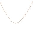 Lux | Necklace Pink Gold | Diamond 0,14ct