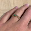 Yeva | Ring Yellow Gold | Emerald