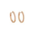 Varivello Earrings Fine Large Diamond | Pink gold