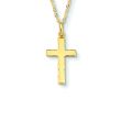 Minitials Cross Charm | 18ct Gold