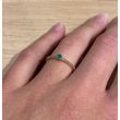 Yeva | Ring Yellow Gold | Emerald