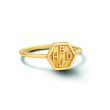 Minitials Exagoni Ring | 18ct Gold