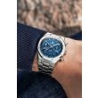 Nivada Grenchen F77 chronograph blue | 38 mm