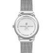 Frederique Constant Moneta Moonphase Blue/Milanese | FC-206MPLB2S6B