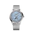 Frederique Constant Moneta Moonphase Blue/Milanese | FC-206MPLB2S6B