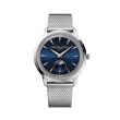 Frederique Constant Moneta Moonface Blue/Milanese | 37MM FC-206N3S6B