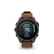 Garmin Fēnix 8 Pro carbon/brown leather 010-03198-40 | 47mm