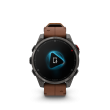 Garmin Fēnix 8 Pro carbon/brown leather 010-03198-40 | 47mm