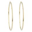 Dot | Earrings 14 Carat Yellow Gold | Ø50 mm