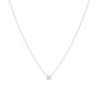 Lux | Necklace Solitaire 14 Carat White Gold | Diamond 0.31ct