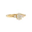 18 karaat geelgoud ovaal diamant