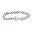 Sundrops | Bracelet White Gold | Pearl grey