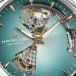 Hamilton Jazzmaster Open Heart Turquoise Automatic Steel H32215143