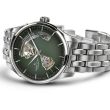 Hamilton Jazzmaster Open Heart Green Steel | 40mm H32675160