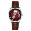 Hamilton Jazzmaster Open Heart Bordeaux/Leather | 40mm H32675570