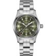 Hamilton Aviation Khaki Pilot Auto Green/Steel | 39mm H70605160