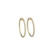 Lux | Hoops Yellow Gold | Diamond 0.50ct
