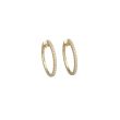 Lux | Hoops Yellow Gold | Diamond 0.34ct