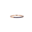 YEVA | Ring 14 Carat Pink Gold | Sapphire Diamond