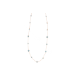 Yeva | 14carat Pinkgold Necklace | Blue topas