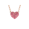 Yeva | 14carat Pinkgold Necklace | Ruby Heart