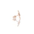 KEK | Earrings Pink gold lightning | diamond