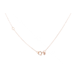 Sundrops | Necklace Pink Gold | Diamonds - Mother of Pearl