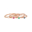 Yeva | 14carat Pinkgold Ring | Emerald
