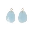 Varivello Pendants | Light Blue Jade | 20 x 15 mm